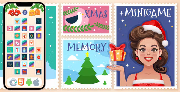 Christmas Memory - HTML5 Game